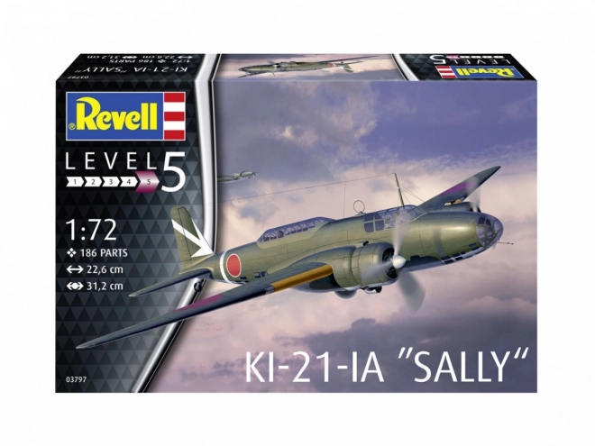 Plastikmodellflugzeug Mitsubishi Ki-21 Sally 1/72