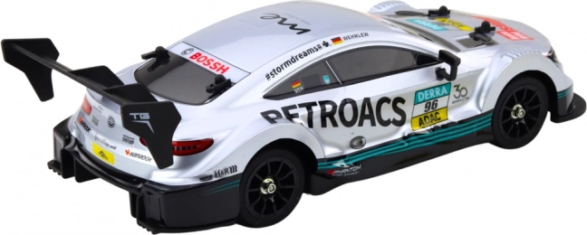 Renn-RC-Auto für Drift im Maßstab 1:16 silberfarben