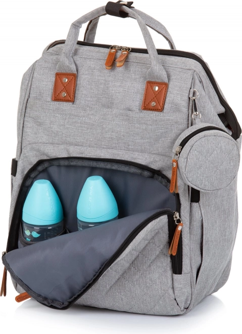 Praktischer Baby-Rucksack Ash Grey