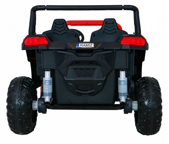 Buggy ATV Racing pro 2 Kinder + Antrieb 4x4 + Fernsteuerung + langsamer Start + MP3 LED – Rot