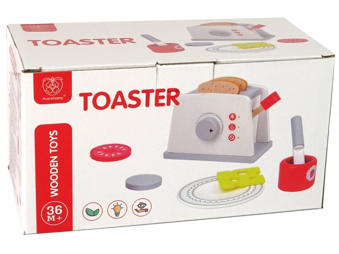 Holzspielzeug Toaster für Kinder