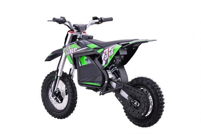 Elektrisches Motorrad Pit Bike grün