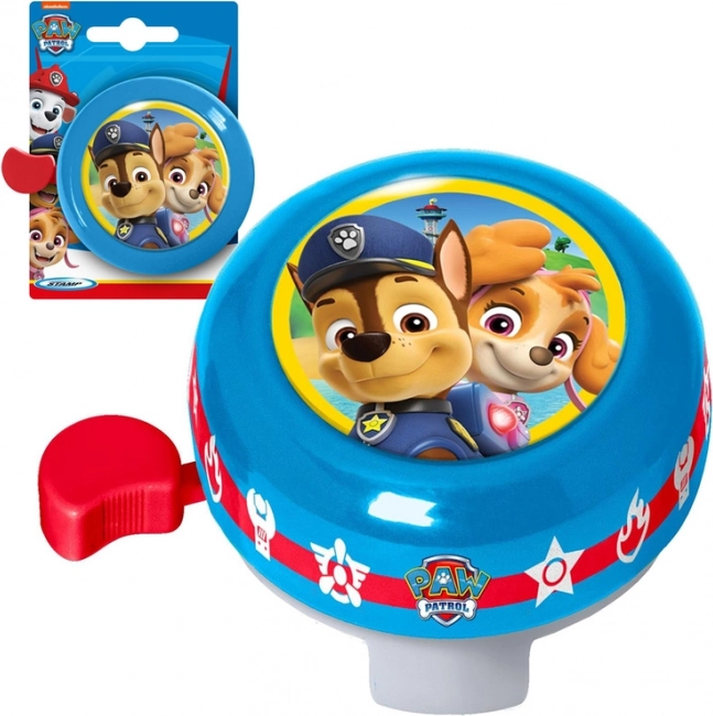 Blauer Kinderfahrradklingel mit Paw Patrol Motiv