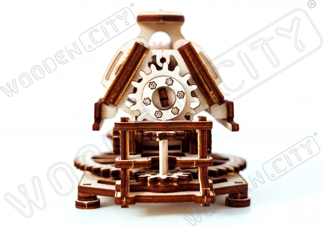 Holzmechanisches 3D-Puzzle V8 Motor