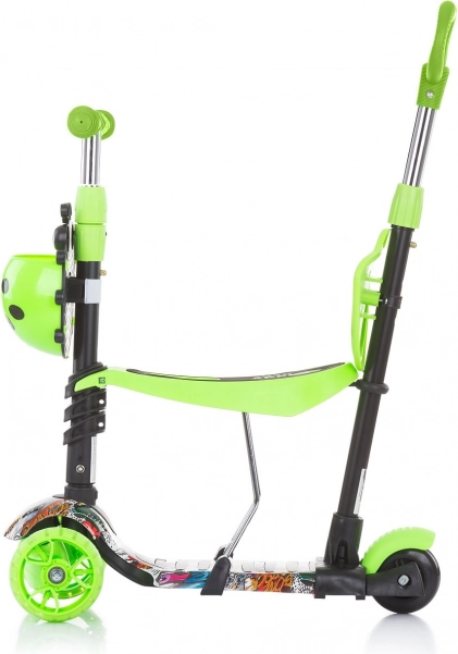 3-in-1: Schieben, Rutschfahrzeug und Roller