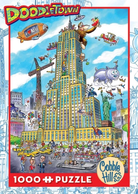 Cobble Hill Puzzle DoodleTown: Empire State 1000 Teile