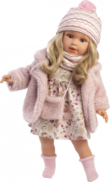 Realistische Puppe Lucia mit weichem Körper 40 cm