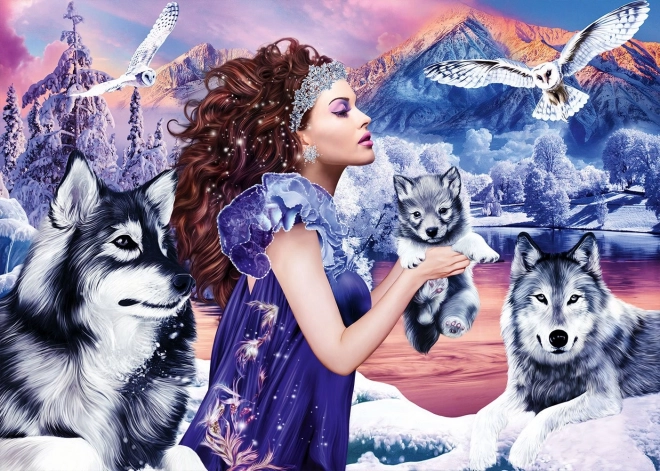 Puzzle Wolfs-Königin 1000 Teile