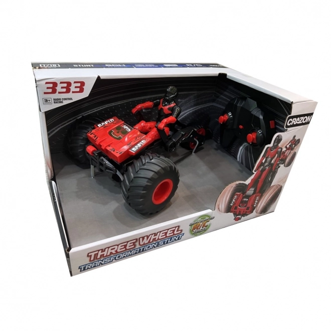 Transformierende RC-Dreirad in Rot