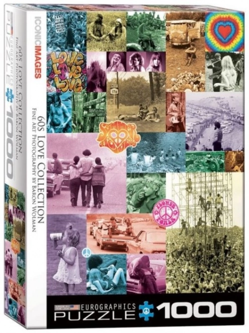 Eurographics Puzzle Liebe der 60er Jahre 1000 Teile