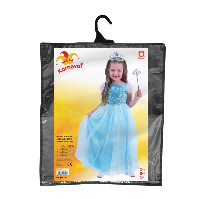 Prinzessin Kostüm Blau für Mädchen