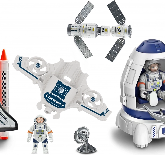Weltraum-Set mit Figur und Space Shuttle