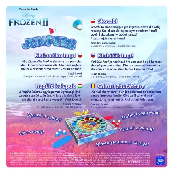 Trefl Spiel Hüpfender Hut! FROZEN 2