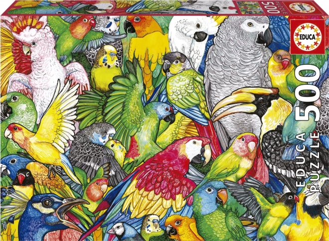 Papageien Puzzle 500 Teile