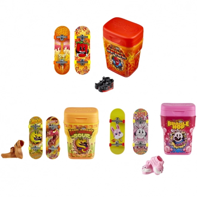 Hot Wheels Fingerboard Set mit Schuhen in Schachtel