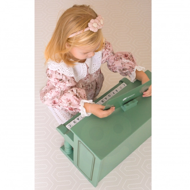 Vintage Klavier für Kinder mit Lernbuch von Classic World