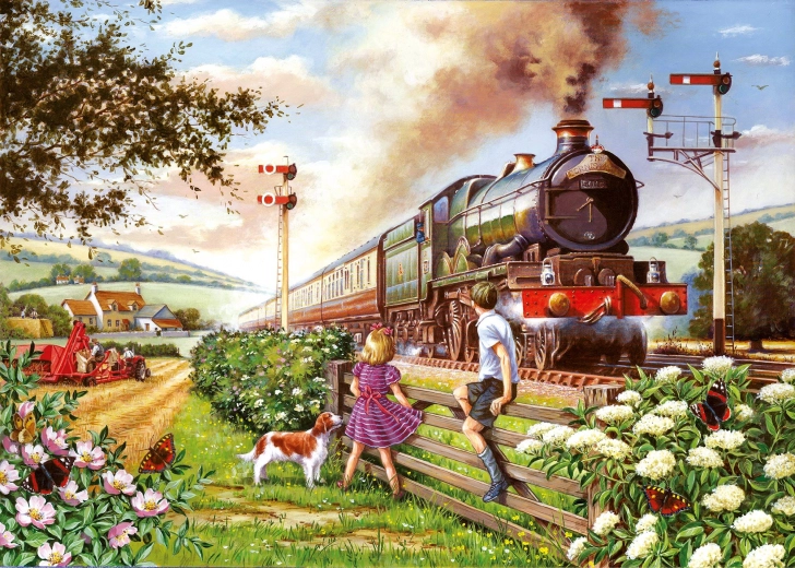 Puzzle Eisenbahnkinder 1000 Teile