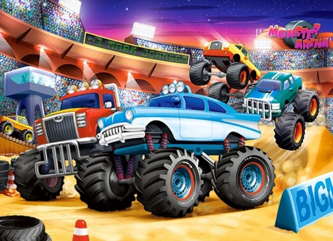 Monster Truck Show Puzzle 70 Teile