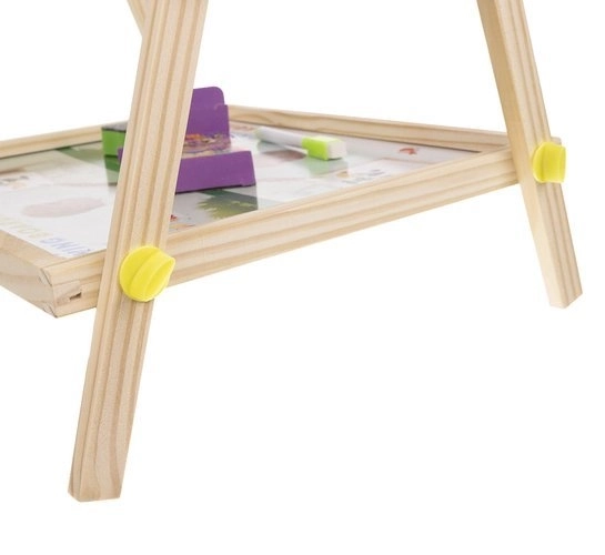 Zweiseitige Holztafel für Kinder