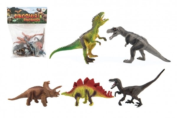 Dinosaurier-Set im Beutel 15-18cm 5er Pack