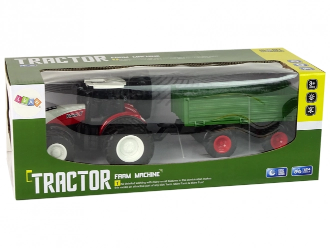 Ferngesteuerter Traktor mit Anhänger