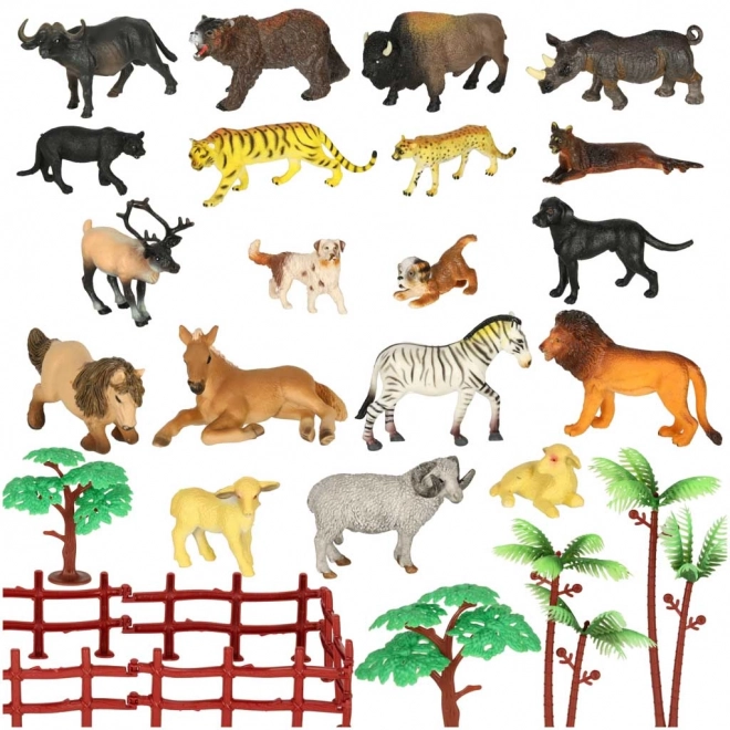 Zoo-Tierfiguren-Spielset