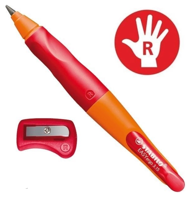 Ergonomische Graphitstift Für Rechtshänder Orange