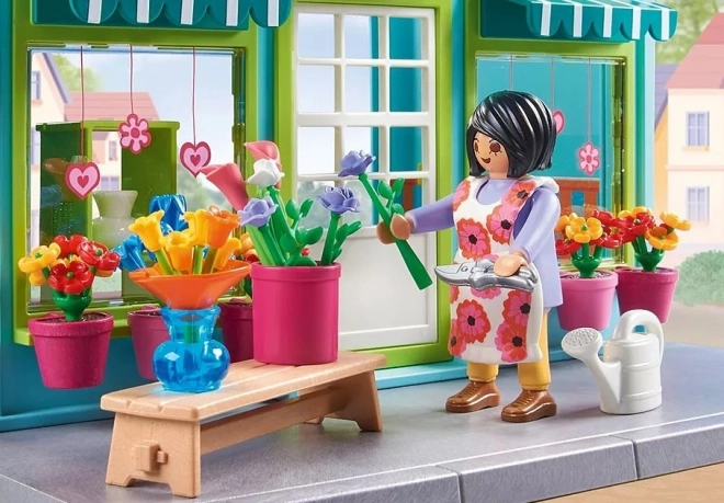 Set mit Figuren Mein Leben Blumenladen