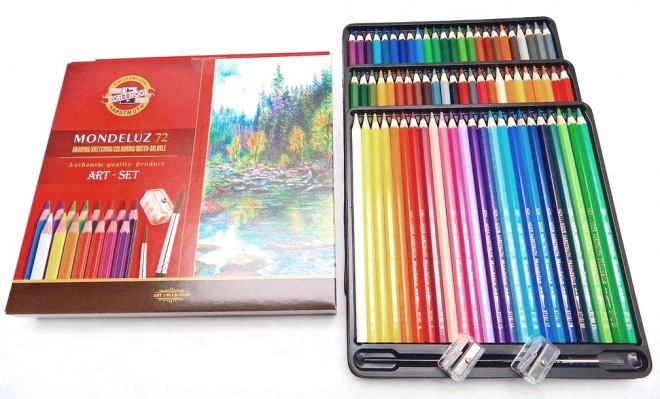 Aquarellbuntstifte Mondeluz Set 72 Stück