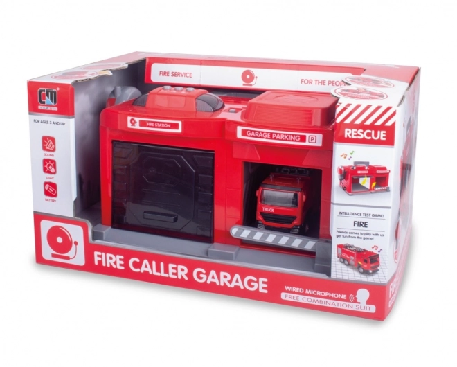 Feuerwehr Spielset – Garage