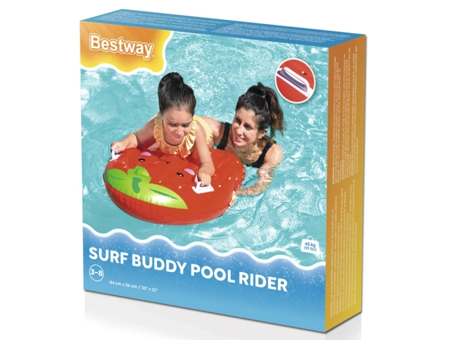 Aufblasbares Schwimmbrett für Kinder mit Griffen von Bestway – Erdbeere