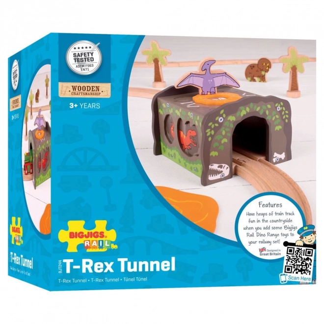 Dino Tunnel T-Rex für Eisenbahn Zubehör von Bigjigs Rail