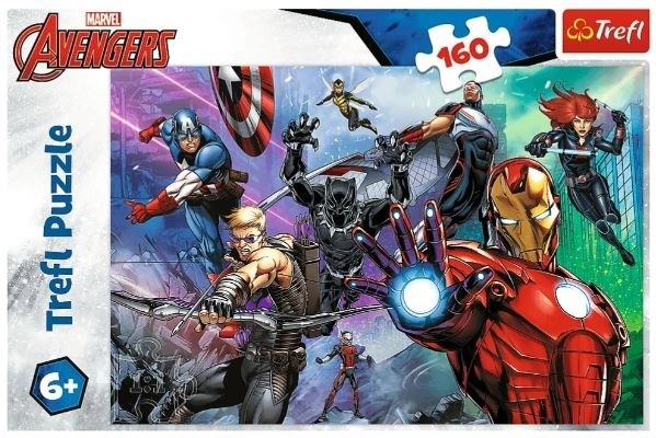 Marvel Puzzle 160 Teile - Immer Bereite Helden