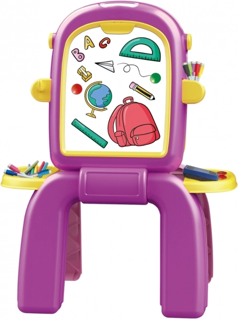 Doppelseitige Tafel 2in1 zum Malen