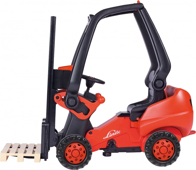 Kinder Gabelstapler Linde Forklift mit Pedalen