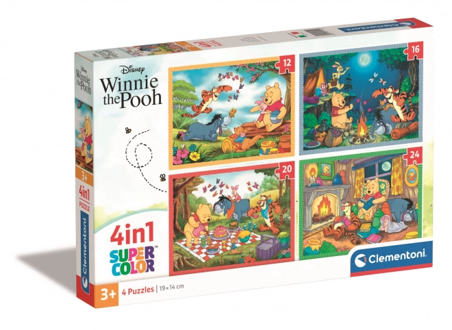 Clementoni Puzzle Winnie Puuh 4-in-1