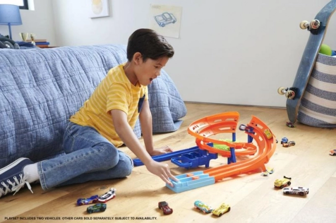 Hot Wheels Rennstrecke mit tragbarem Griff