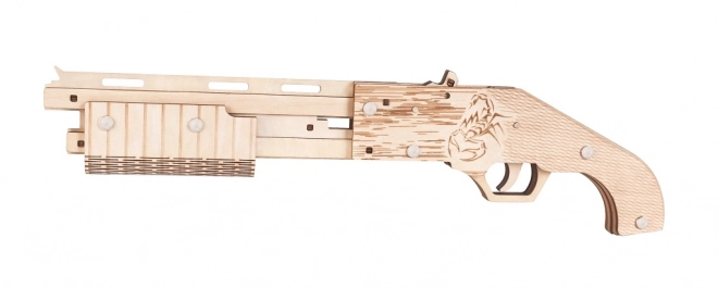 Holzpuzzle 3D Gummi-Pistole Mossberg