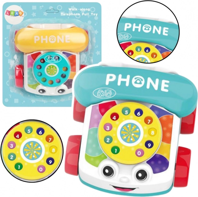 Interaktives Ziehtelefon für Kinder