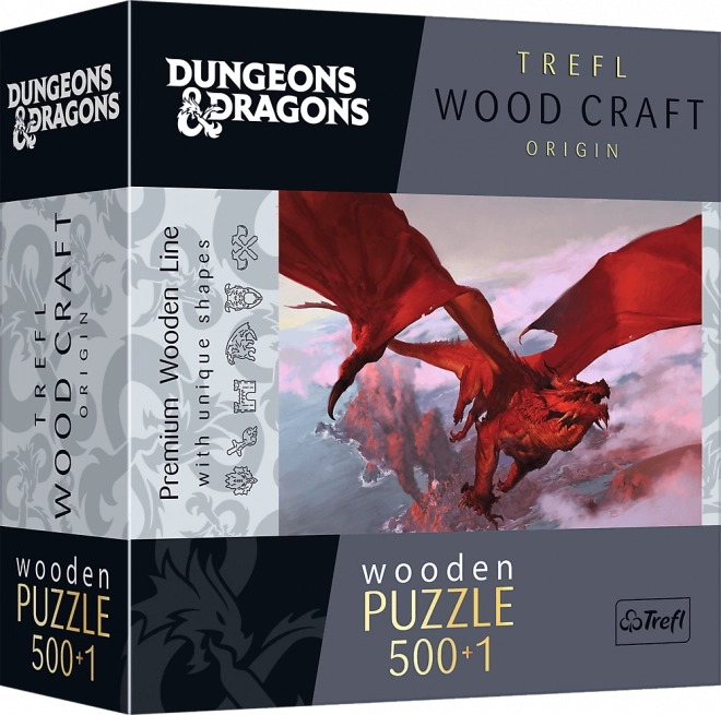 Trefl Holzpuzzle Dungeons & Dragons: Uralter roter Drache 501 Teile