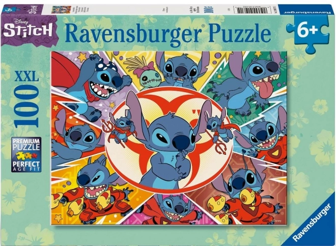 Puzzle mit 100 Teilen Disney Stitch für Kinder