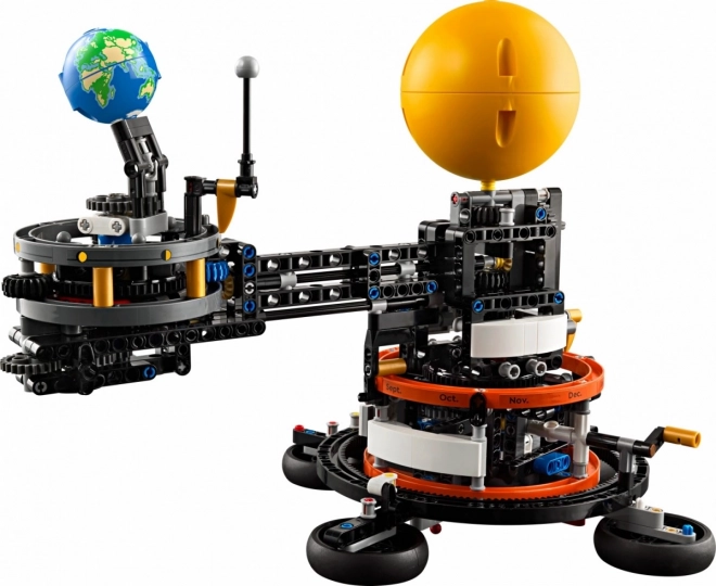 Lego Technic Erde und Mond auf der Umlaufbahn