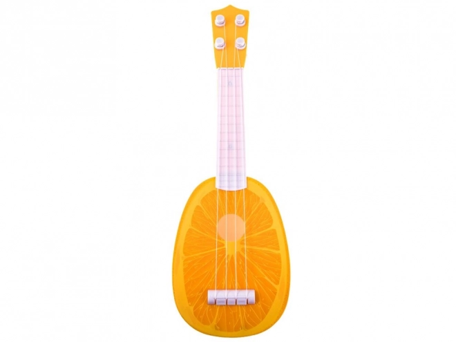 Fröhliche Ukulele für Kinder – orange