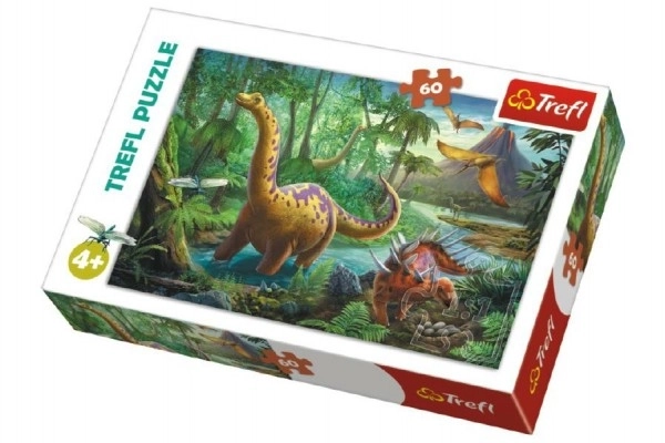 Puzzlespiel Dinosaurier Wanderungen