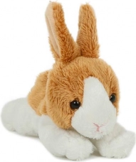 Plüschhase braun-weiß 15 cm