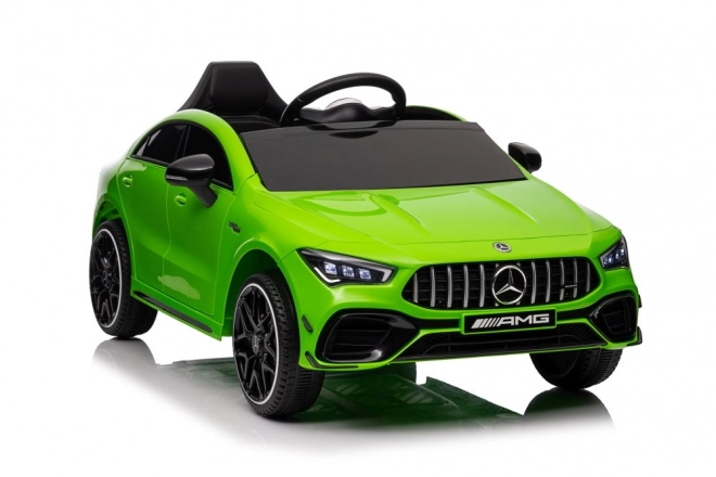 Elektrisches Kinderauto Mercedes CLA 45s AMG grün 4x4