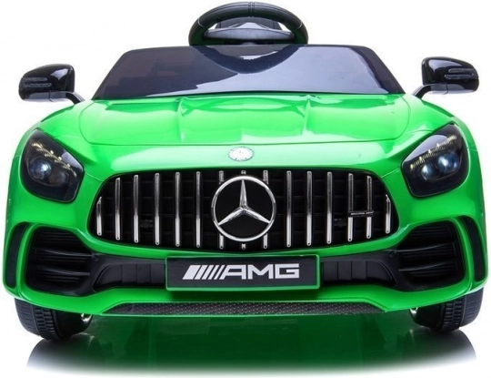 Mercedes GTR grünes Kinder Elektroauto