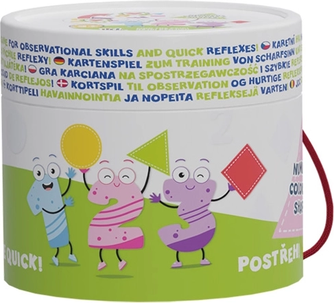 Spiel Wahrnehmung Zahlen, Farben und Formen
