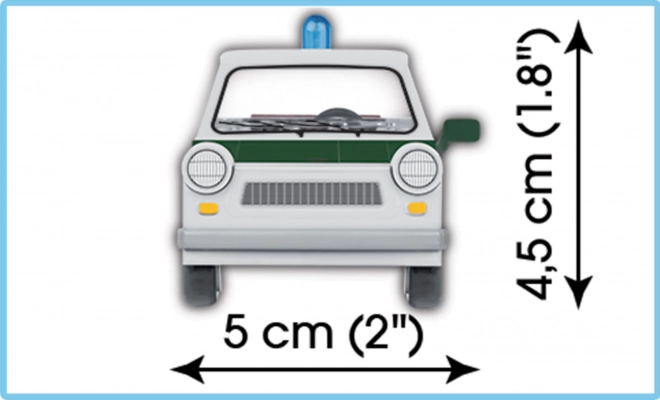 Trabant 601 Polizei Bausatz im Maßstab 1:35