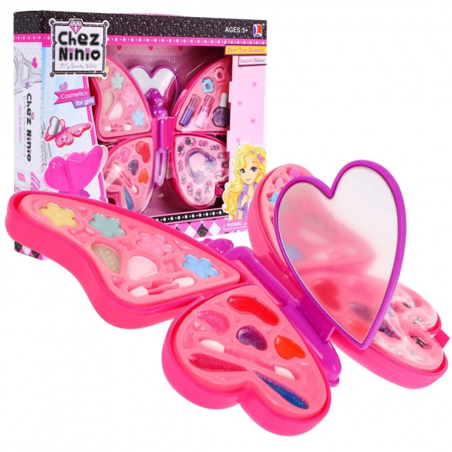 Kosmetikset Pinker Schmetterling für Kinder 5+ Makeup und Haar- und Nagelaccessoires